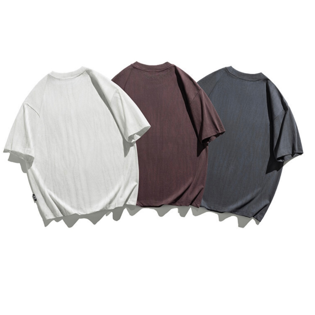 ダーティウォッシュ ロゴプリントTシャツ N244