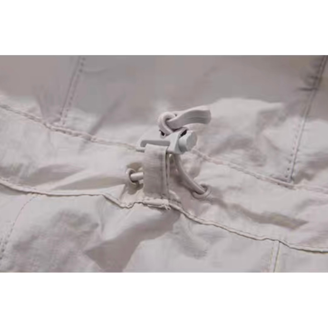 Lightweight nylon hooded jacket N153