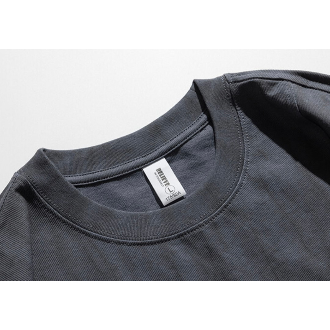ダーティウォッシュ ロゴプリントTシャツ N244