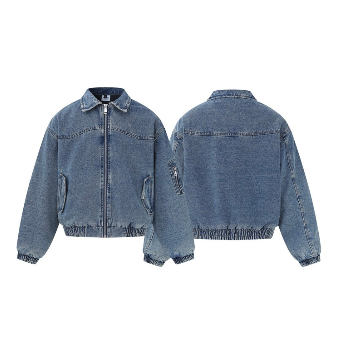 ライナーキルティング ウォッシュデニム ジップジャケット N890