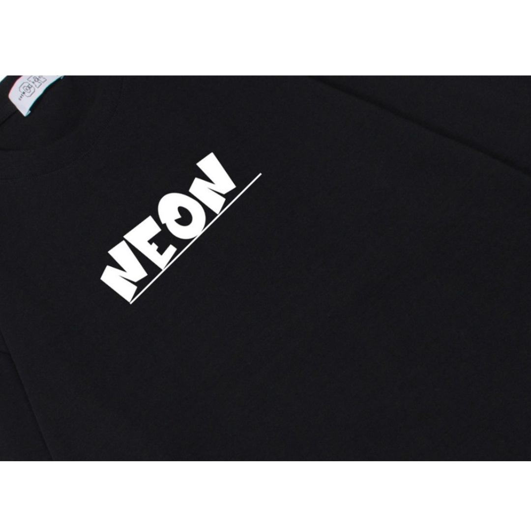 NEON ロゴプリント ロングスリーブ Tシャツ N103