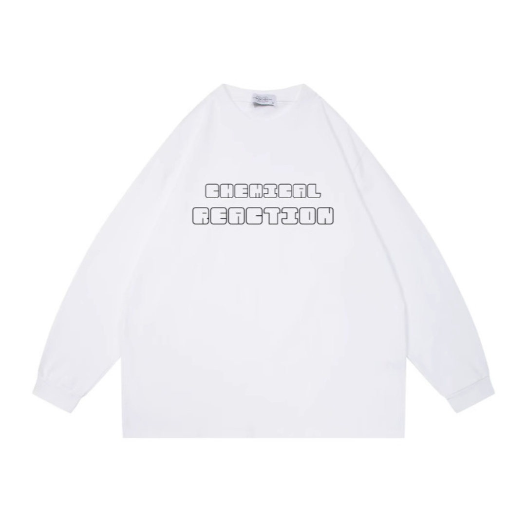 CHEMICAL REACTION ロゴプリント 長袖Tシャツ N105