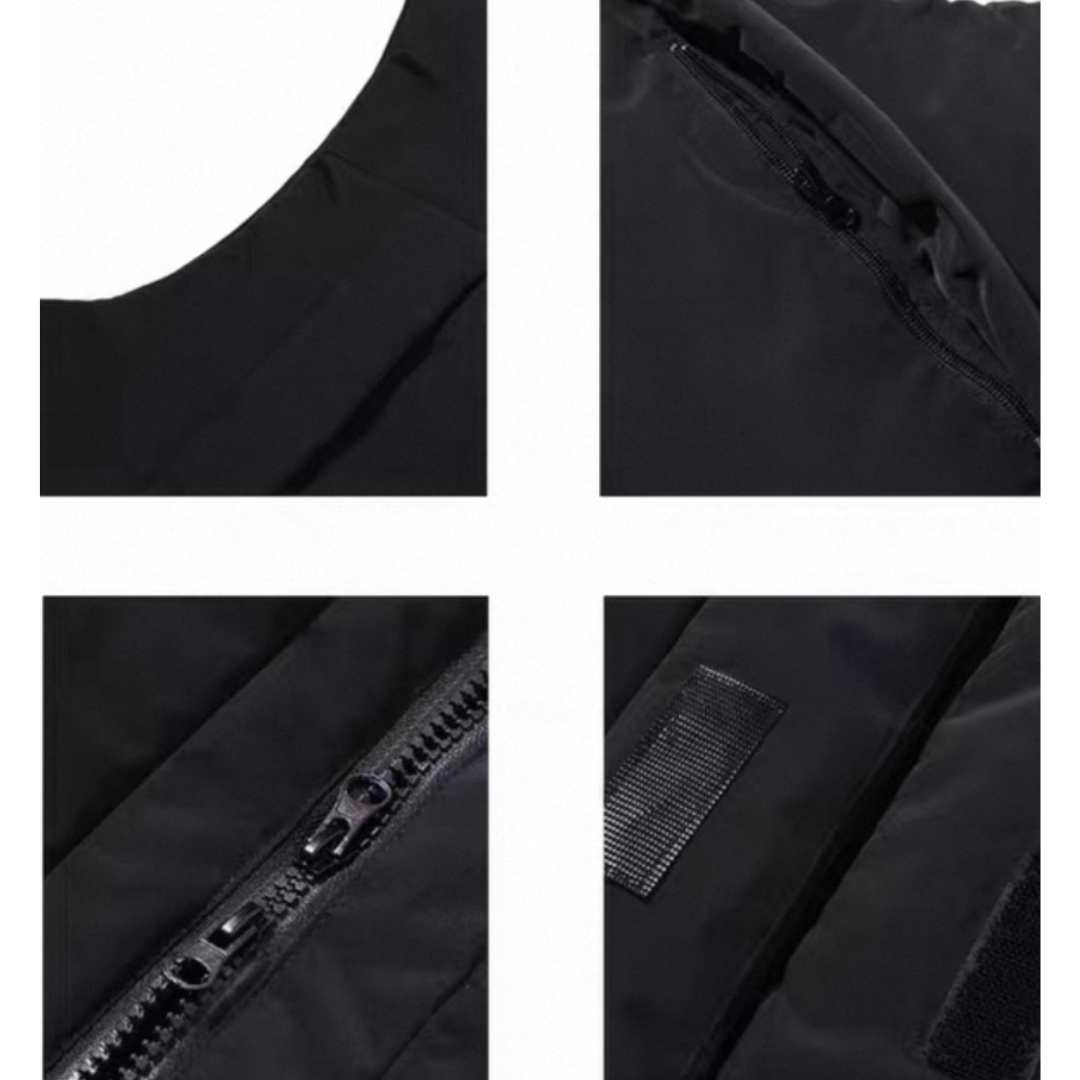 ソロナ パテッドスタンドカラー ベスト N928