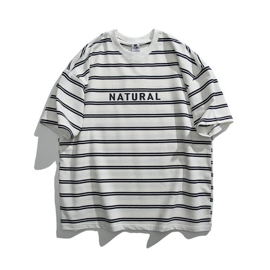 【NATURAL】ロゴ プリントTシャツ N236