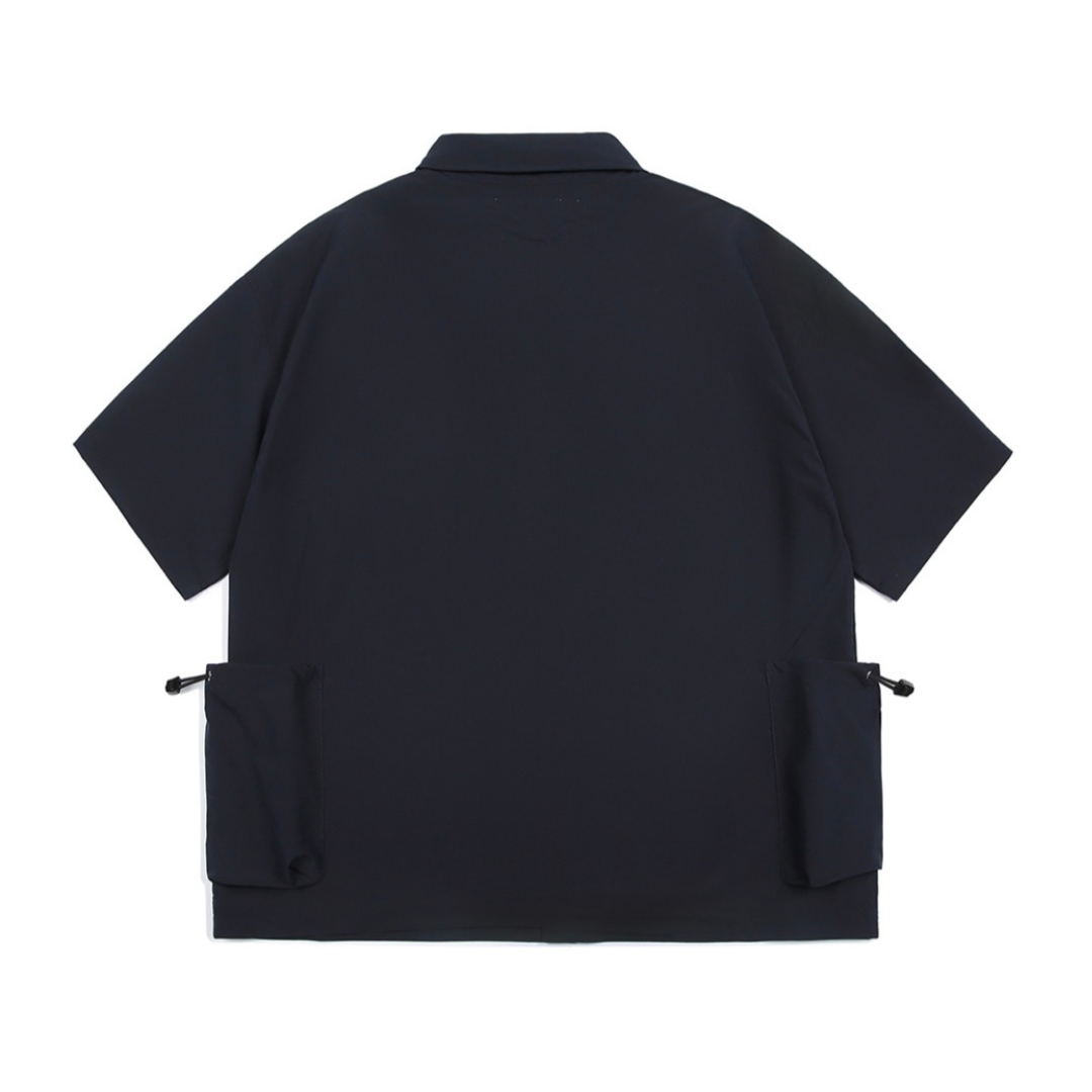 ポリエステル サイドポケット 半袖シャツ(セットアップ可) N398