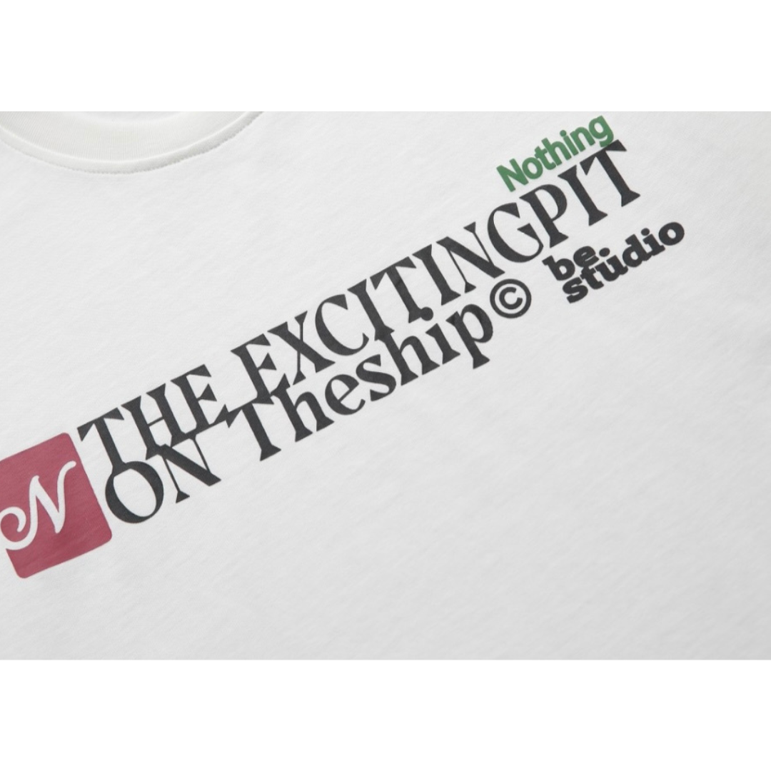 【THE EXCITINGPIT】プリント Tシャツ N381