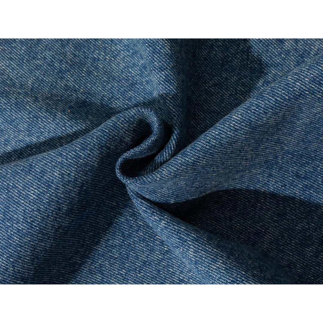 Washed Blue Denim Coverall Jacket N066