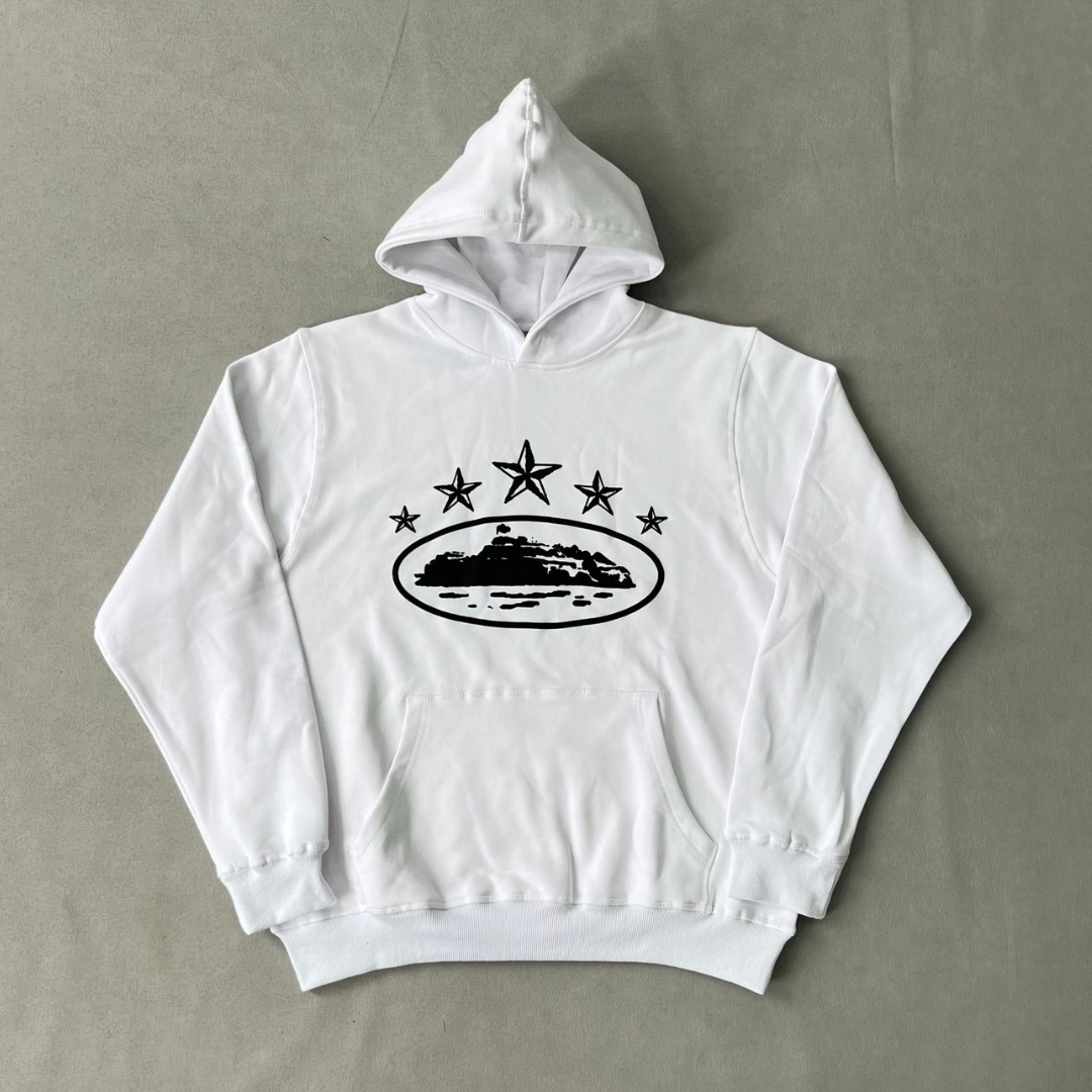 Island Print Sweat Hoodie N056