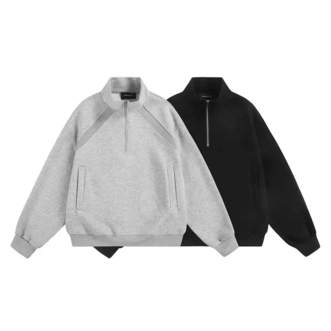 ショルダーライン ハーフジップ スウェット N1265