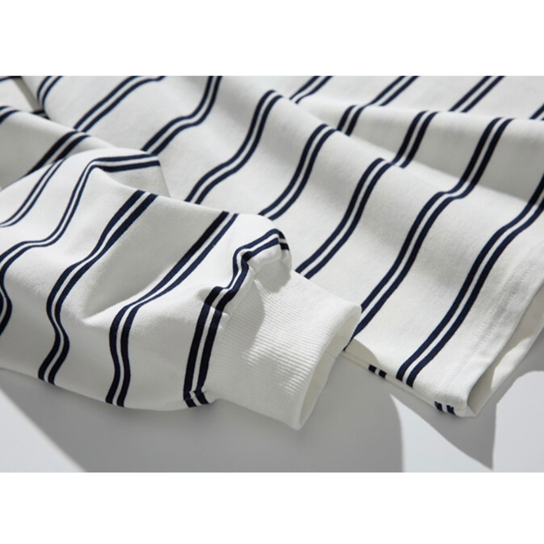 ユーティリティポケット ボーダー長袖Tシャツ N629