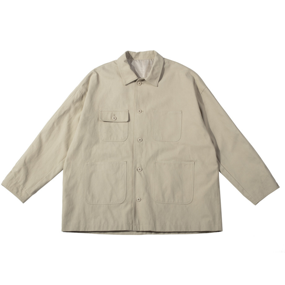 プレーンコットン カバーオール ジャケット N249