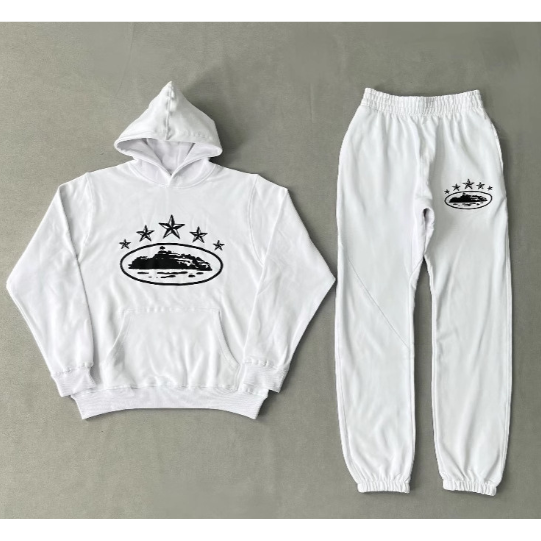 Island Print Sweat Hoodie N056