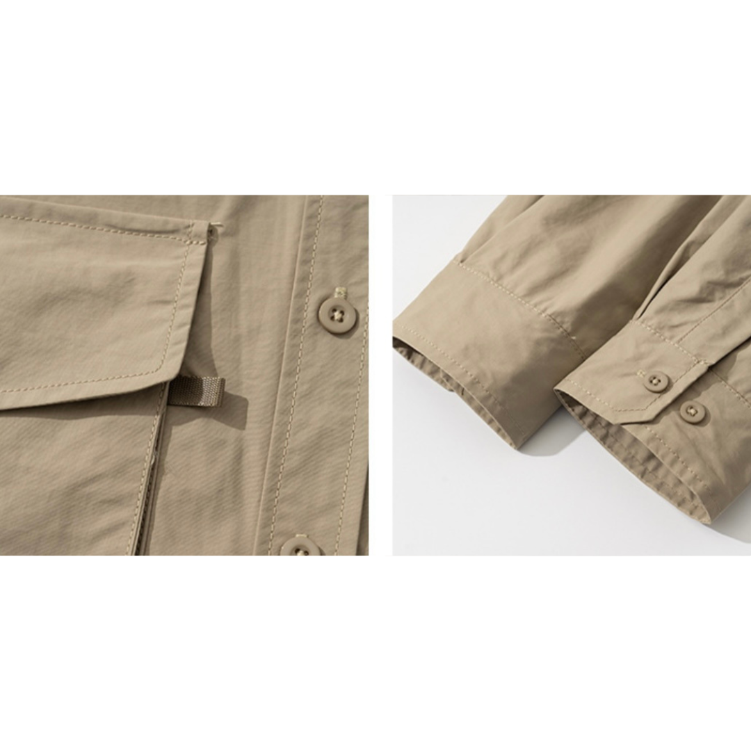 Cotton nylon M65 shirt jacket N238
