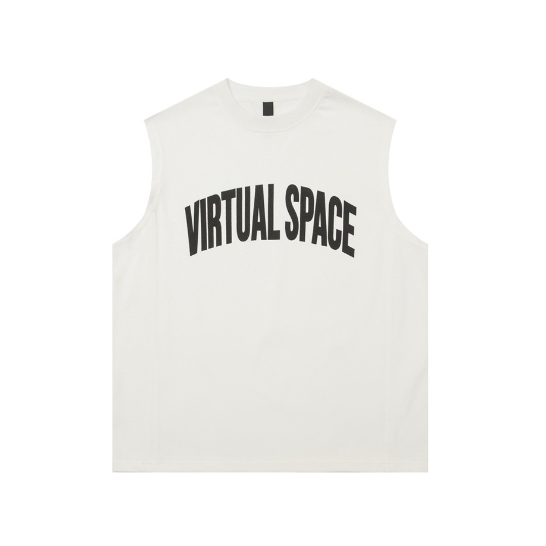 【VIRTUAL SPACE】ノースリーブ Tシャツ N490