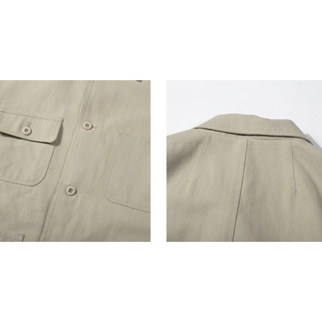 プレーンコットン カバーオール ジャケット N249