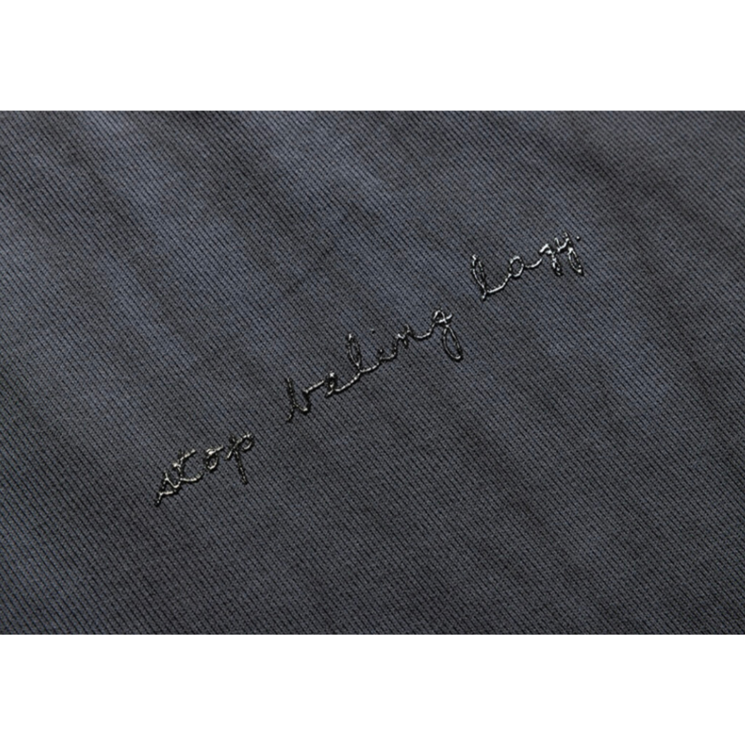ダーティウォッシュ ロゴプリントTシャツ N244