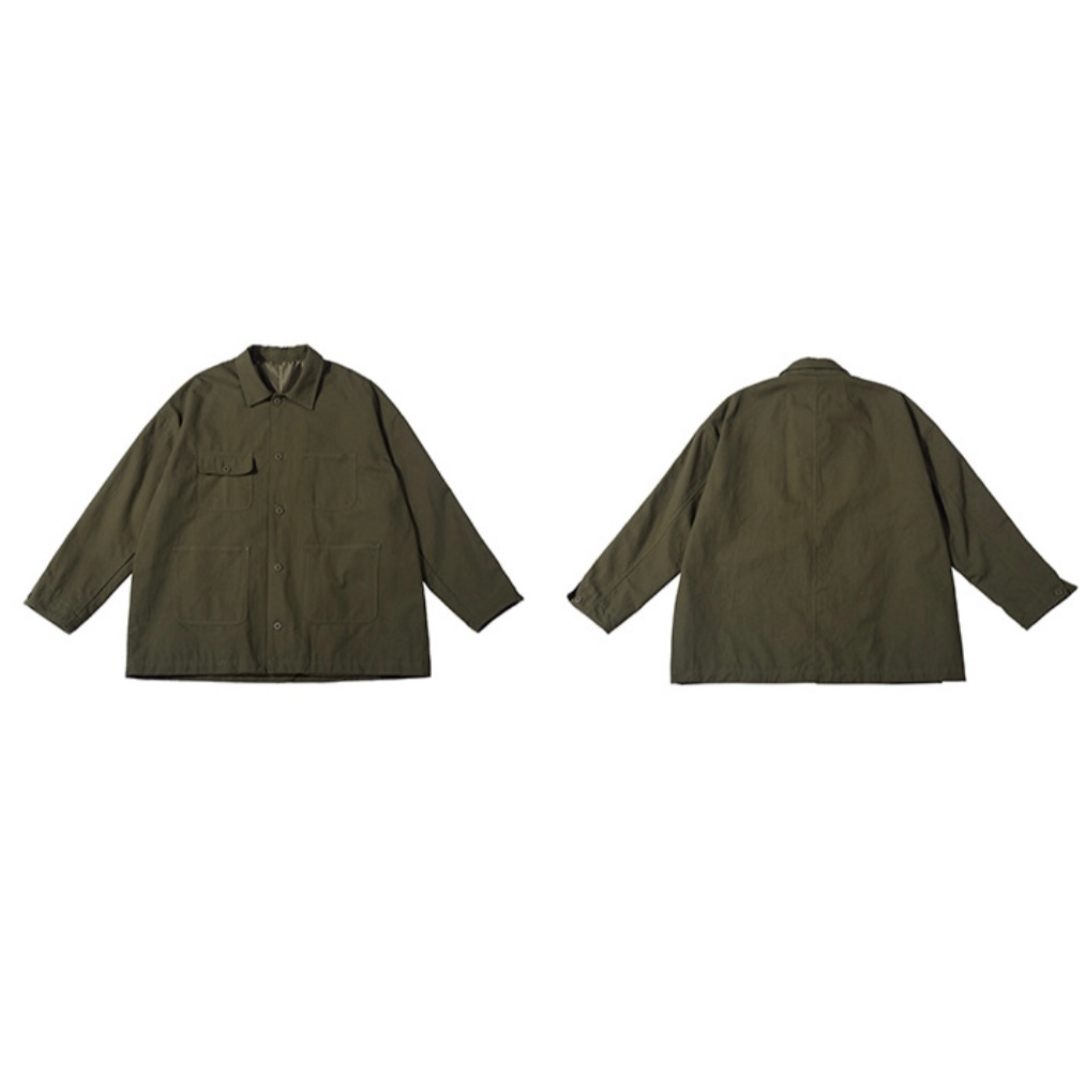 プレーンコットン カバーオール ジャケット N249