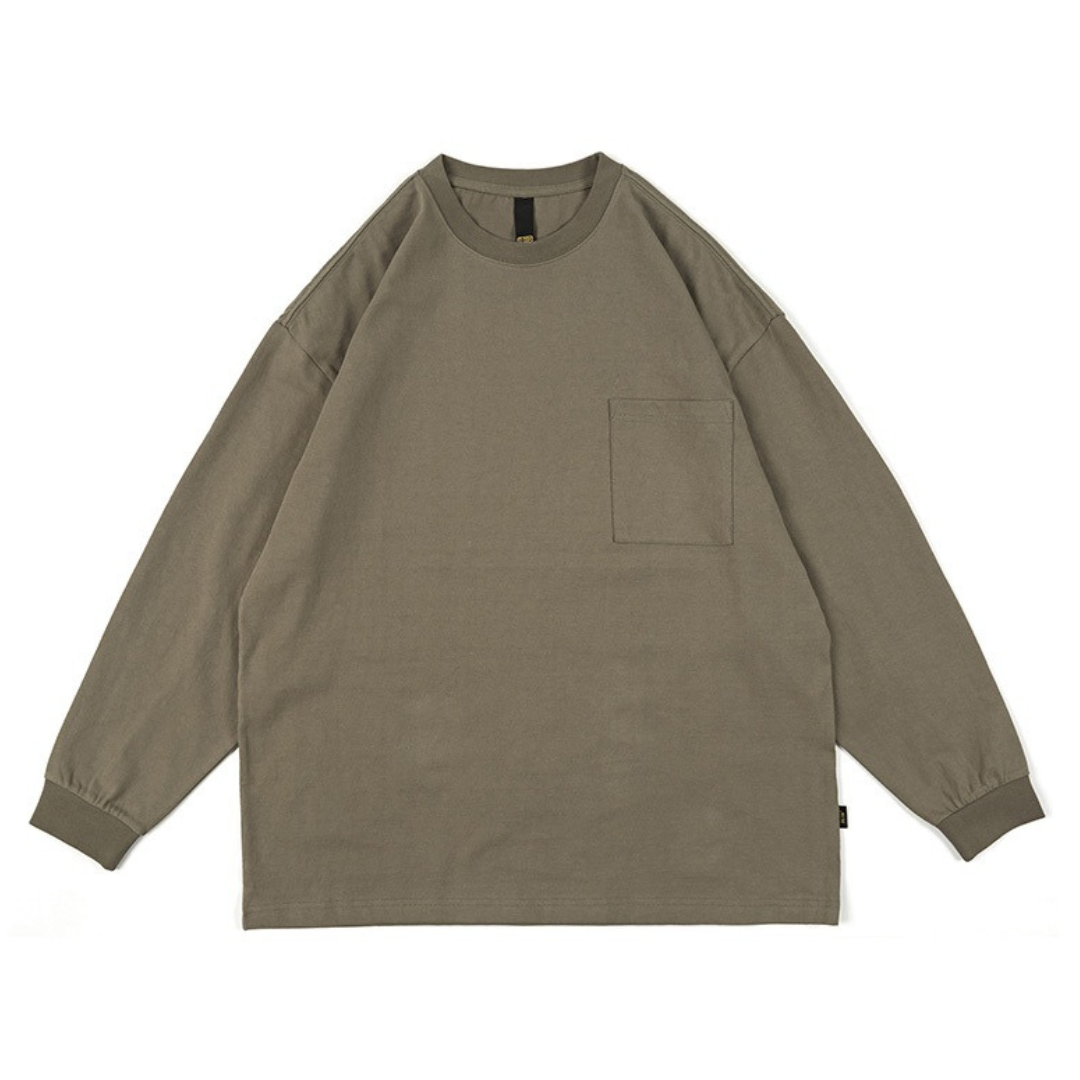 ヘビーウェイト オーバーサイズ ロングスリーブ Tシャツ N085