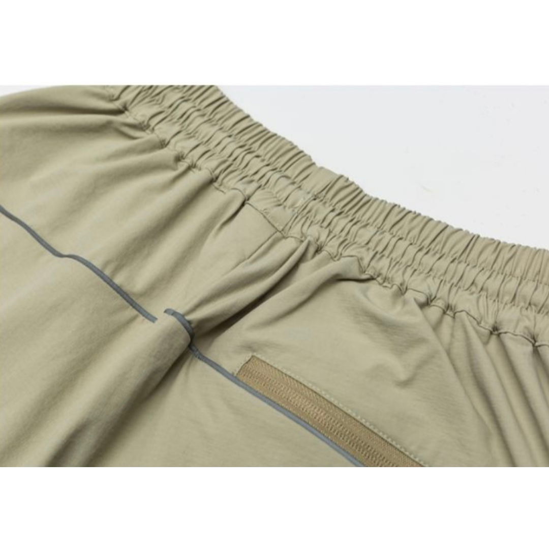 ラインパイピング ハイストレッチ ショートパンツ N345