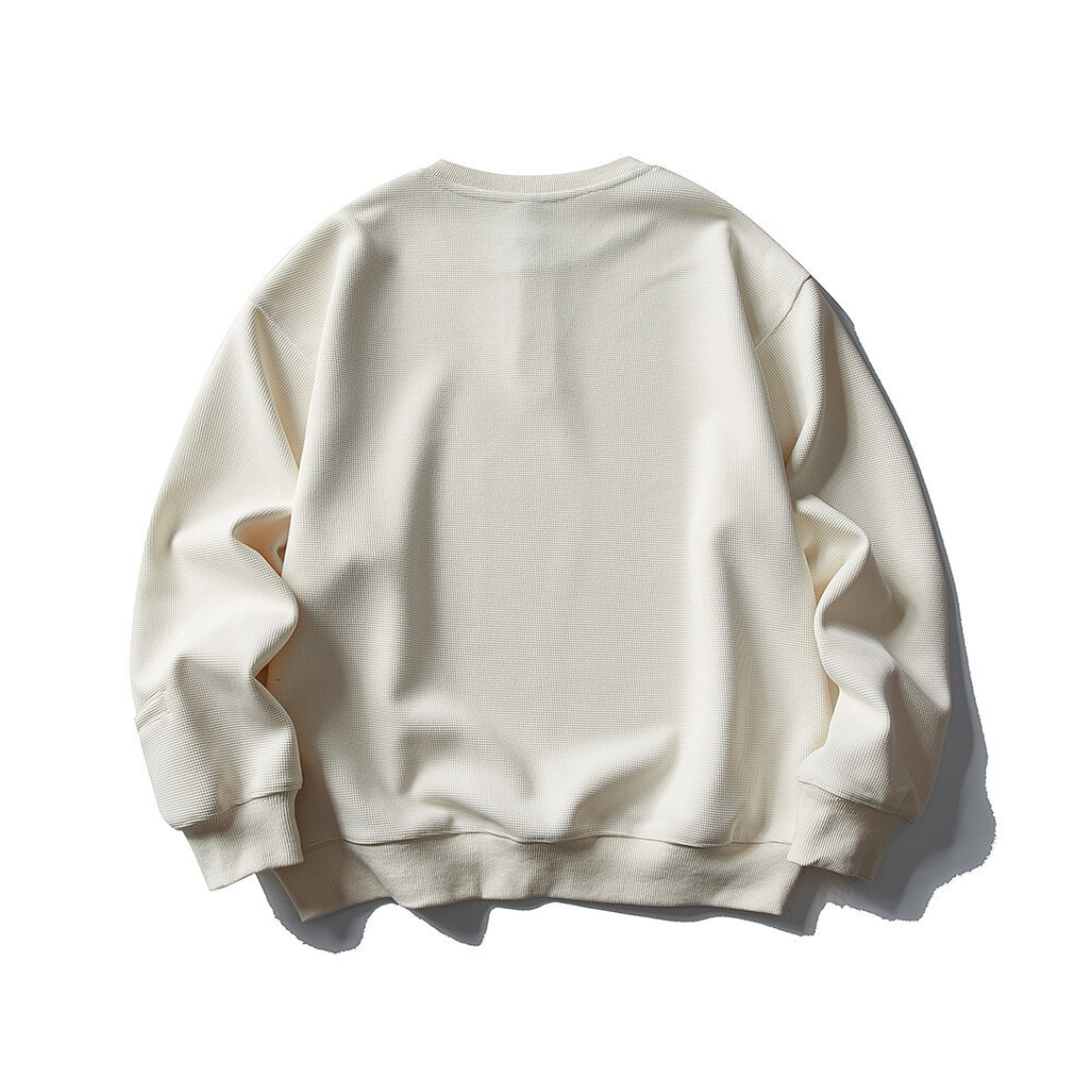 ストレッチポリ ワッフル ヘンリーネック 長袖Tシャツ N556