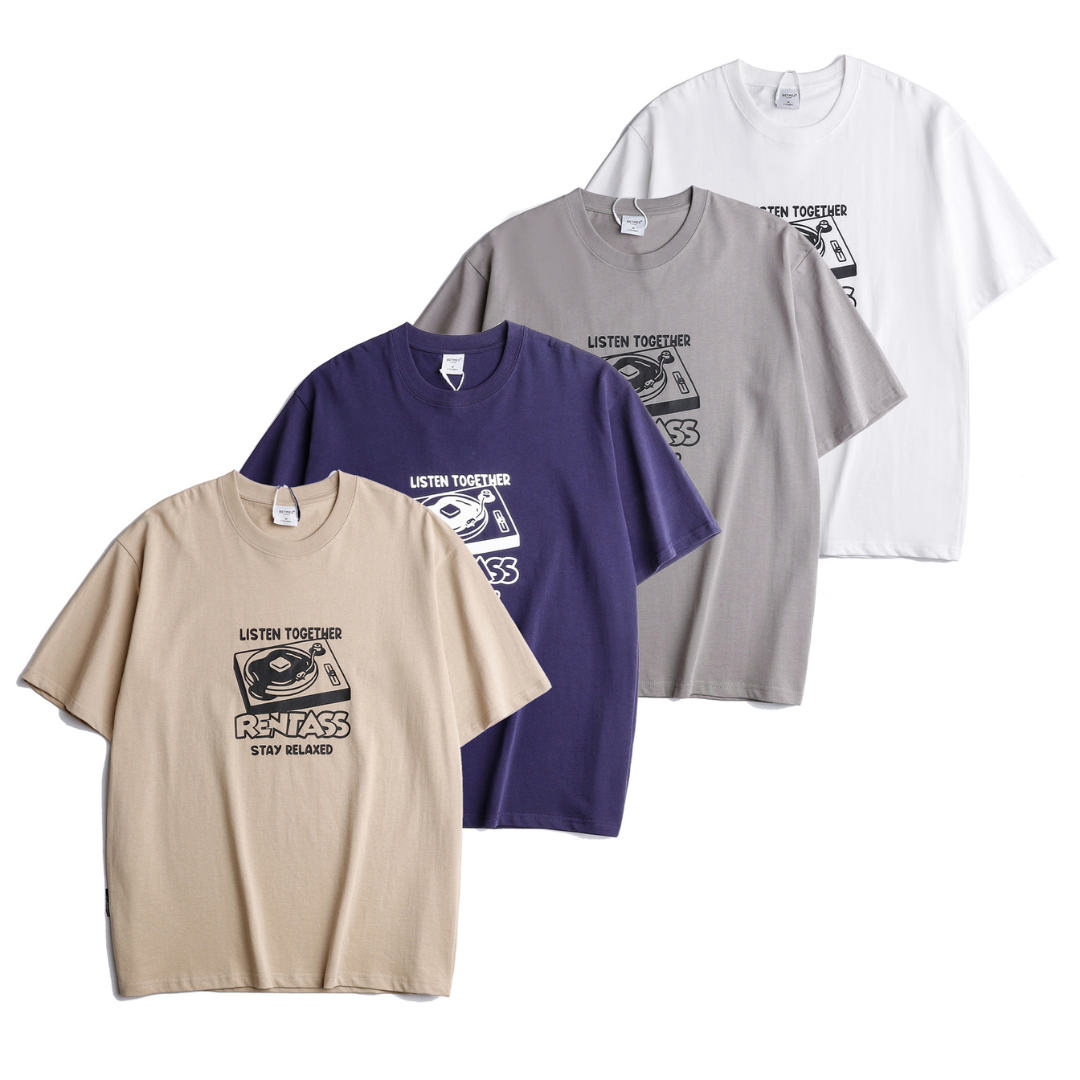 【RENTASS】POPプリント Tシャツ N433