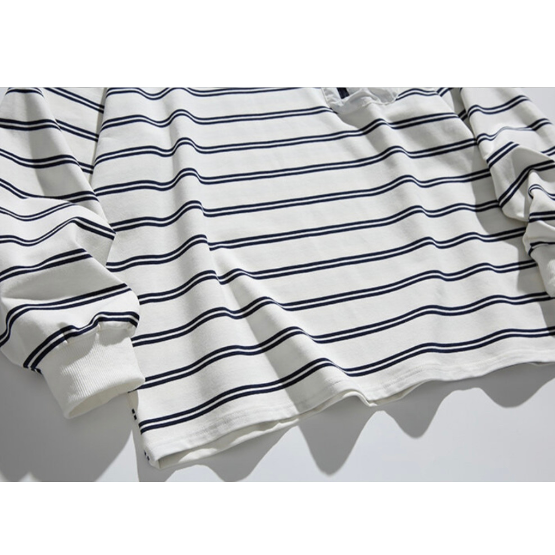 ユーティリティポケット ボーダー長袖Tシャツ N629
