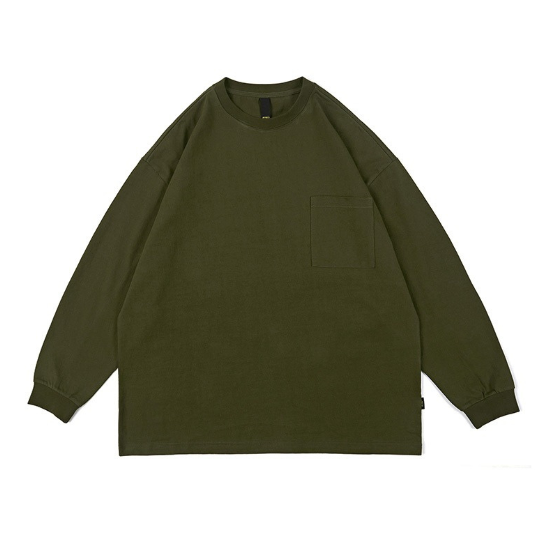 ヘビーウェイト オーバーサイズ ロングスリーブ Tシャツ N085