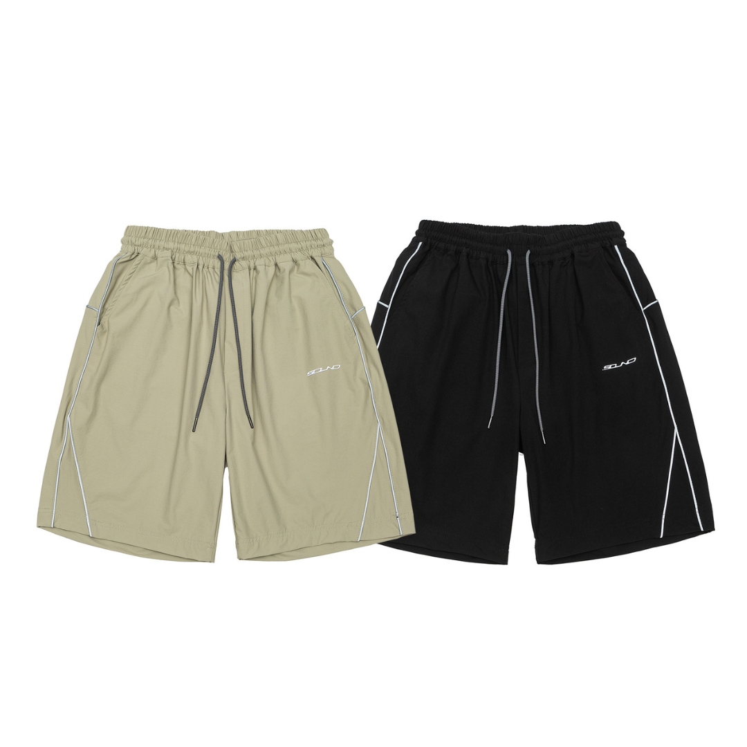 ラインパイピング ハイストレッチ ショートパンツ N345