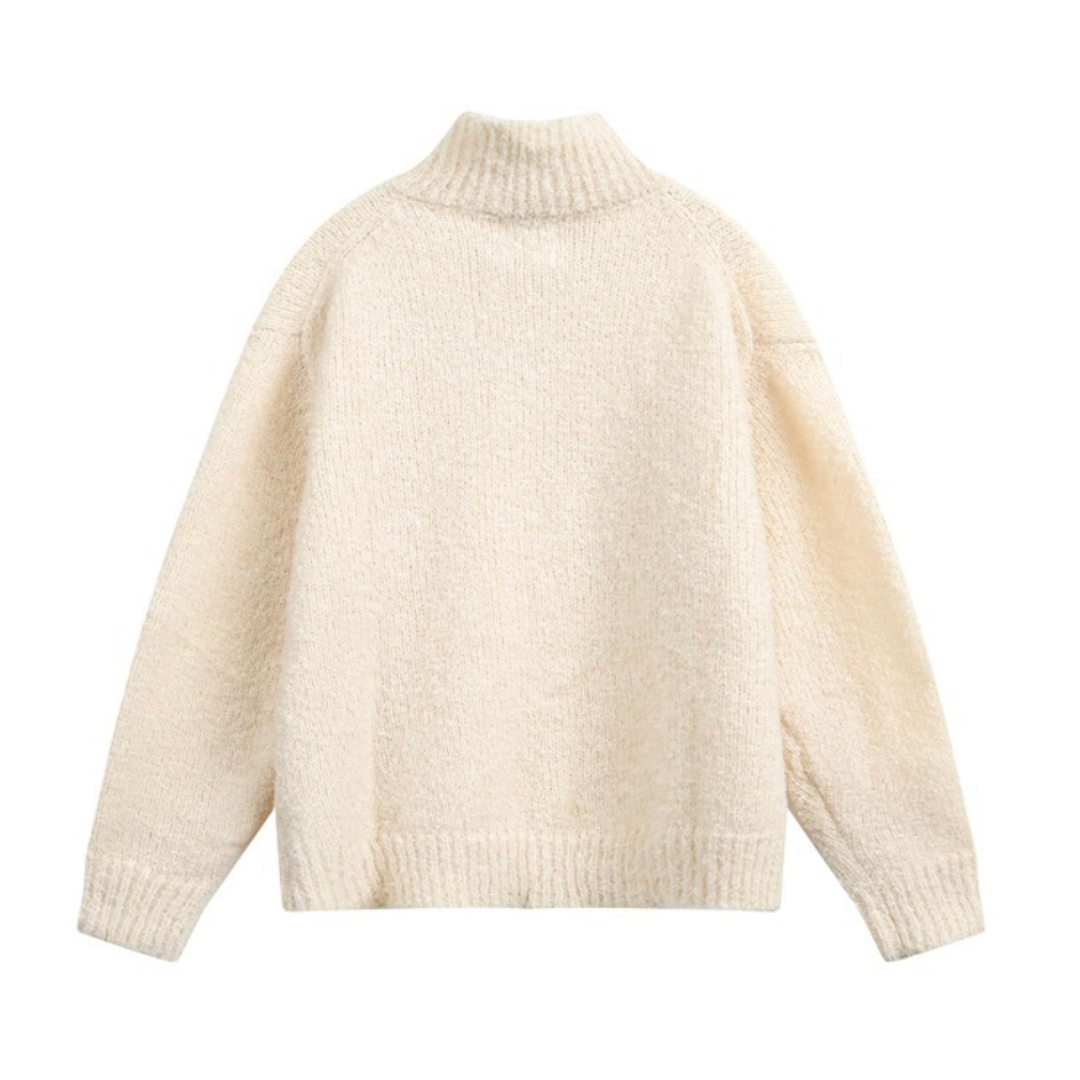 ブークレ ハーフジップ ニット N931