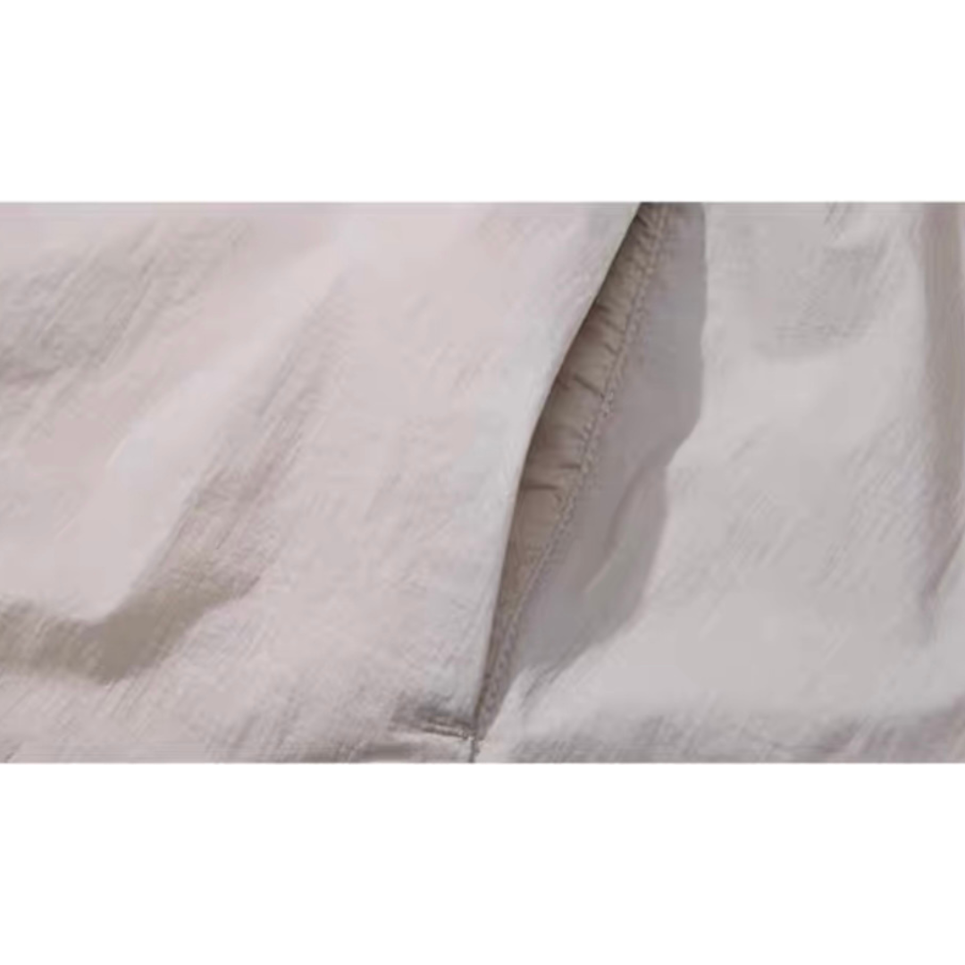 Lightweight nylon hooded jacket N153