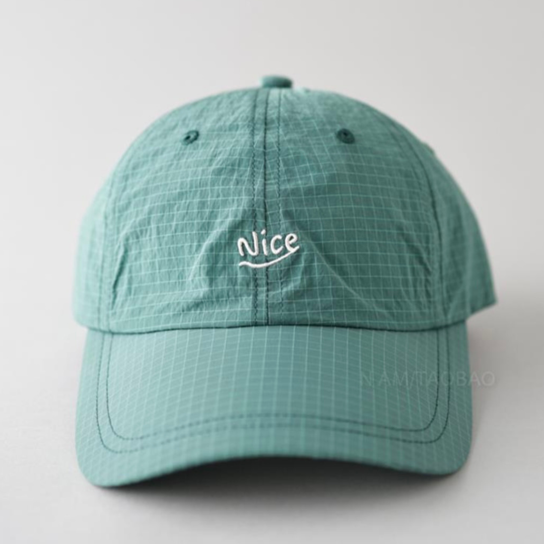 【Nice】リップストップ 6パネル キャップ N473