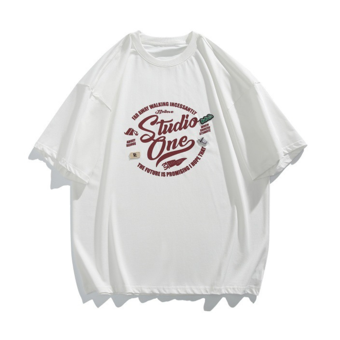 【Studio One】ロゴ プリントTシャツ N241