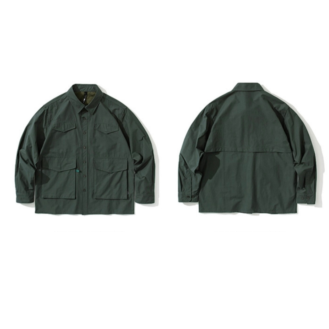 Cotton nylon M65 shirt jacket N238