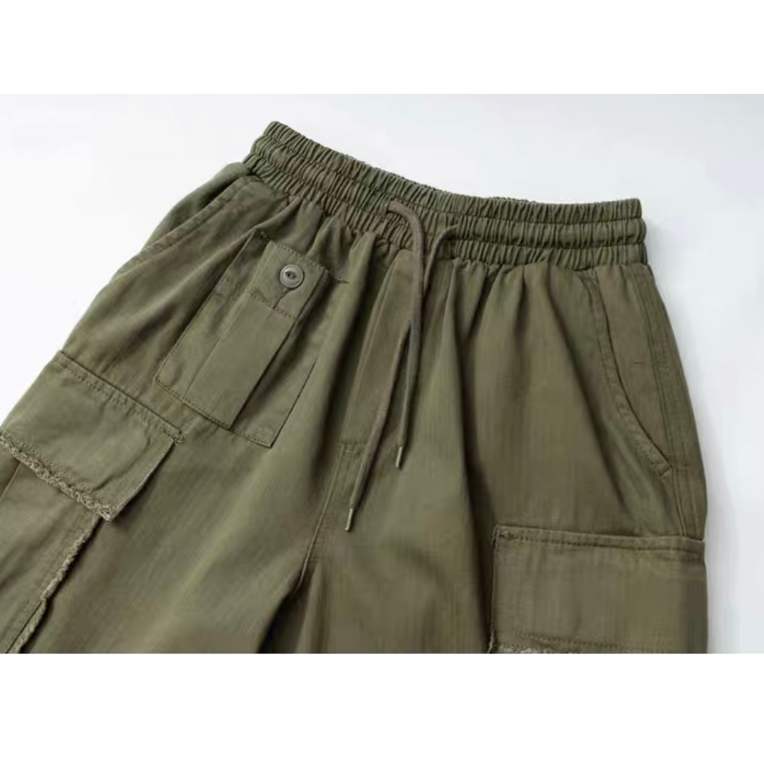 カットオフ ミリタリーショートパンツ N282
