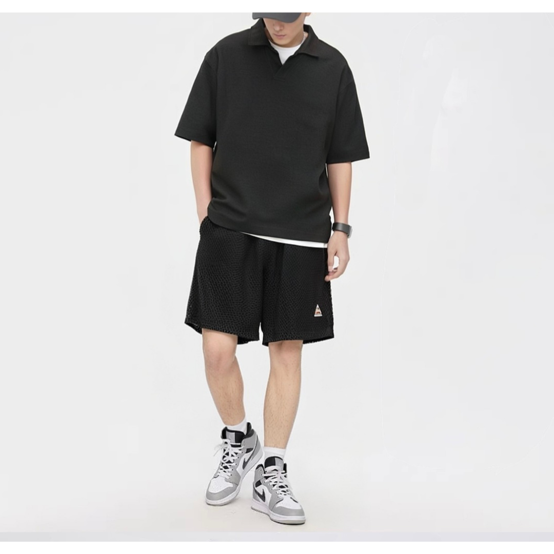 Slub Pile Skipper Polo Shirt N387