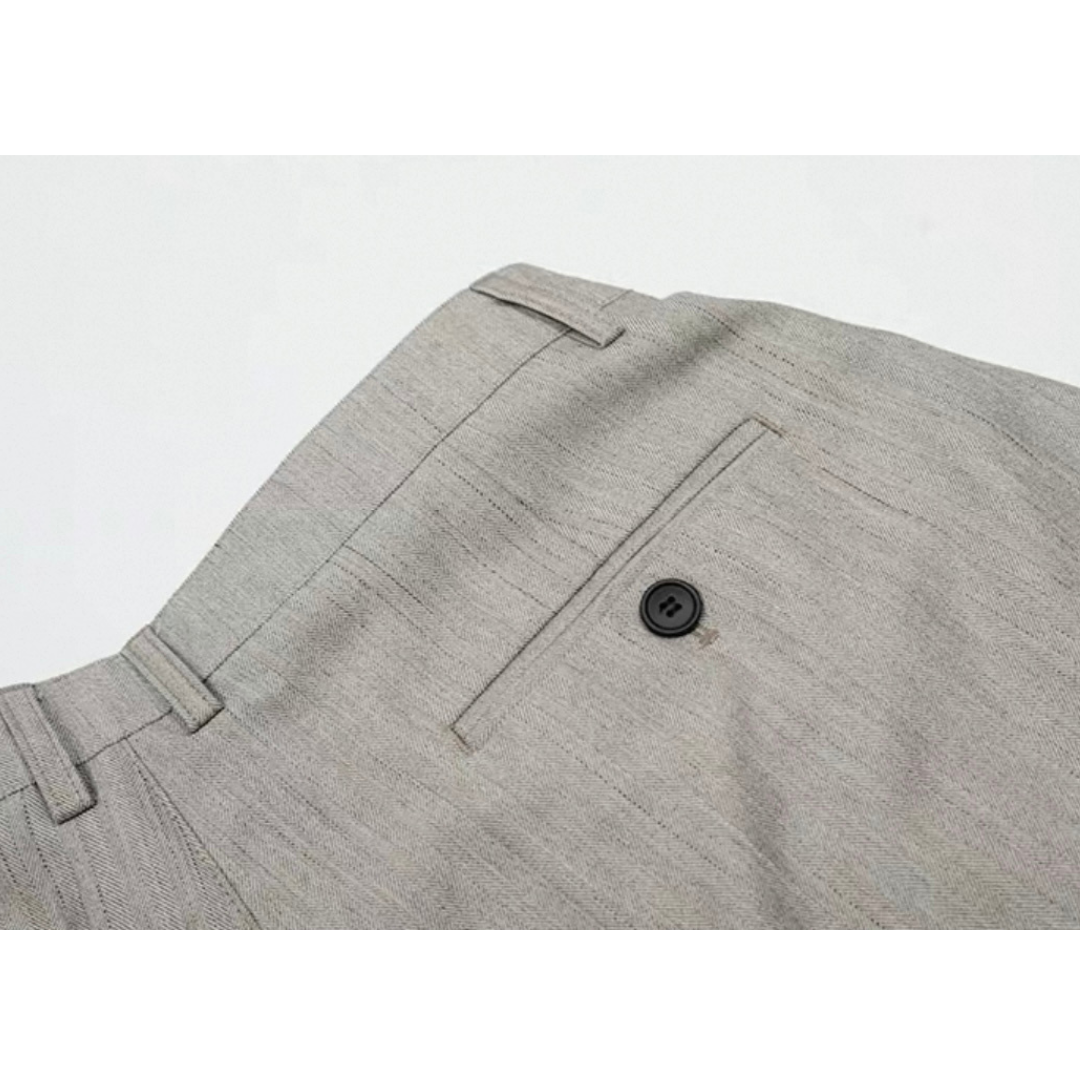 カットオフ ストレッチ ワイドクロップドパンツ N509