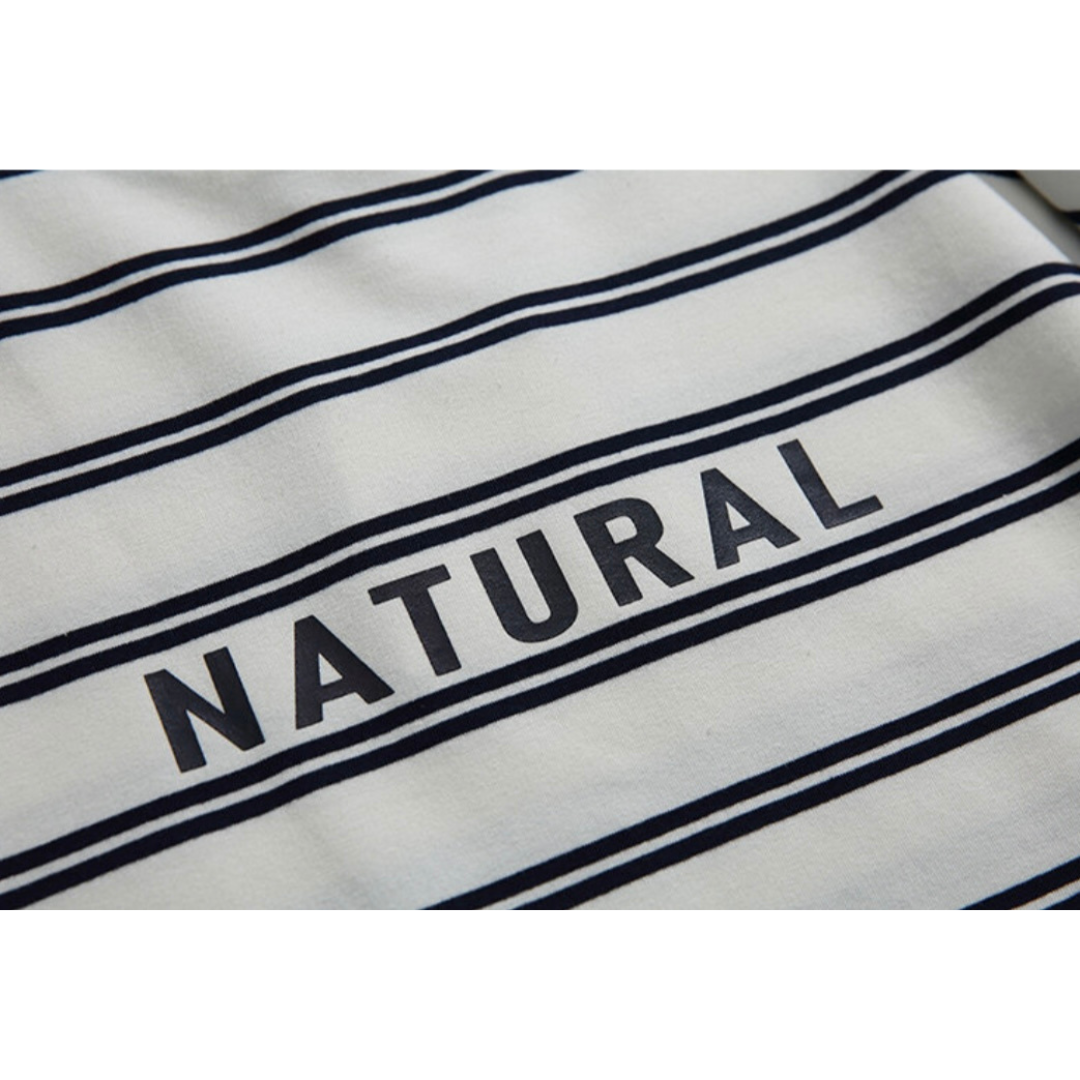 【NATURAL】ロゴ プリントTシャツ N236