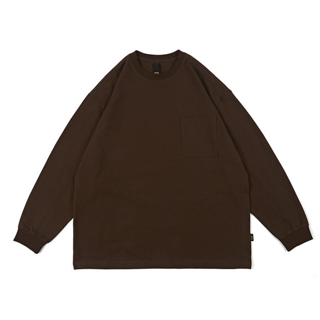 ヘビーウェイト オーバーサイズ ロングスリーブ Tシャツ N085