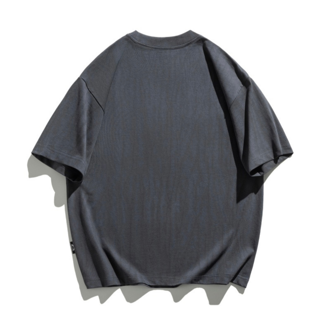 ダーティウォッシュ ロゴプリントTシャツ N244