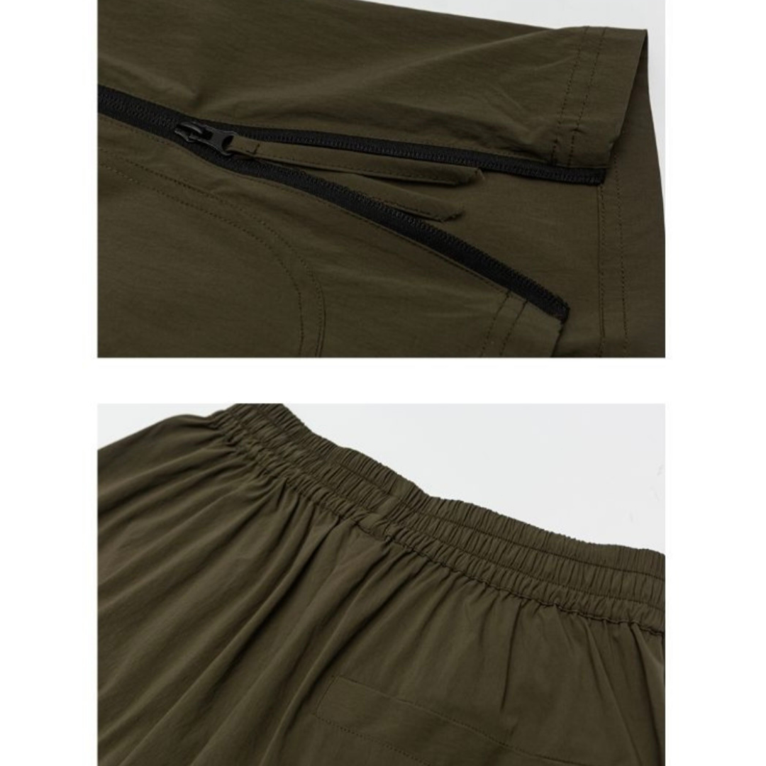 サイドジップ ハイストレッチ ショートパンツ N344