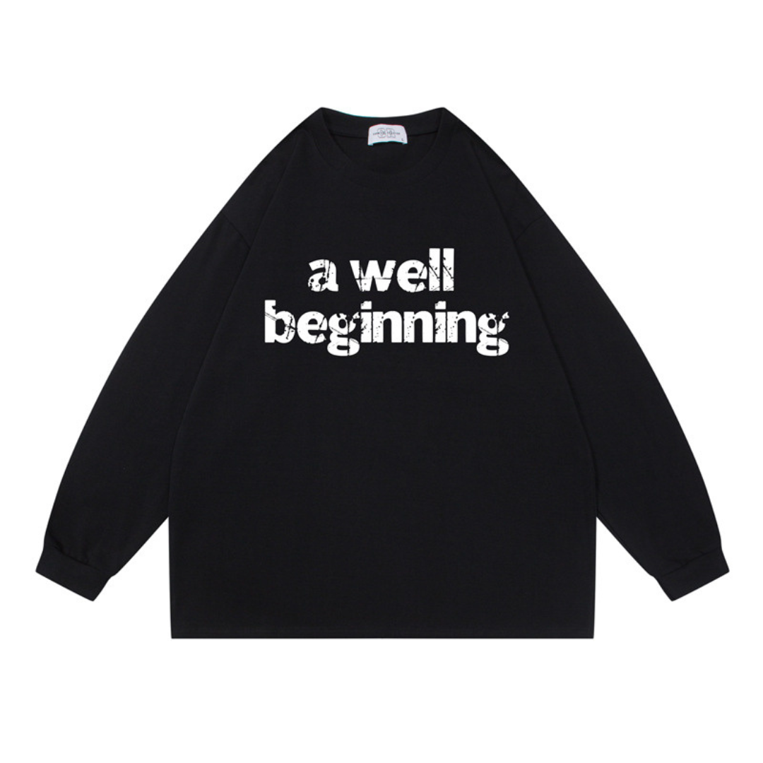 【a well beginning】ロングスリーブ Tシャツ N215