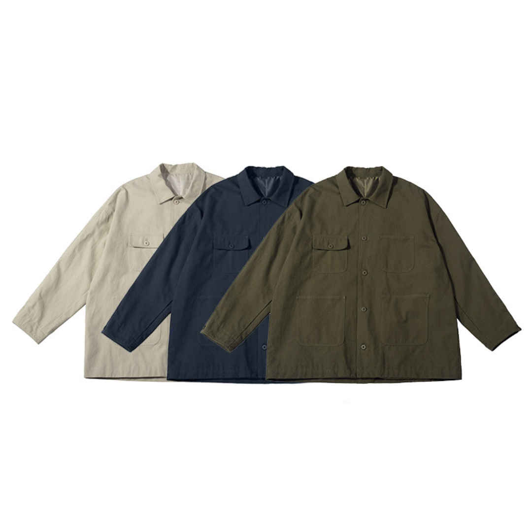 プレーンコットン カバーオール ジャケット N249