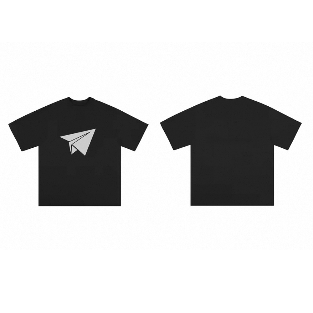 Paper Airplane 高機能ソロナ プリントTシャツ N471