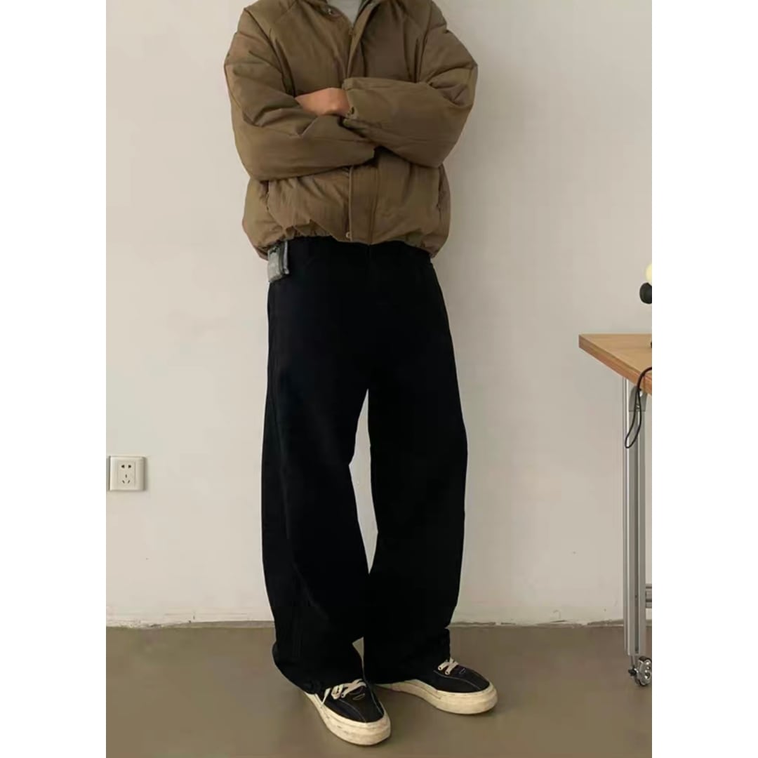 ウォッシュド ツイストワイド イージーパンツ C267
