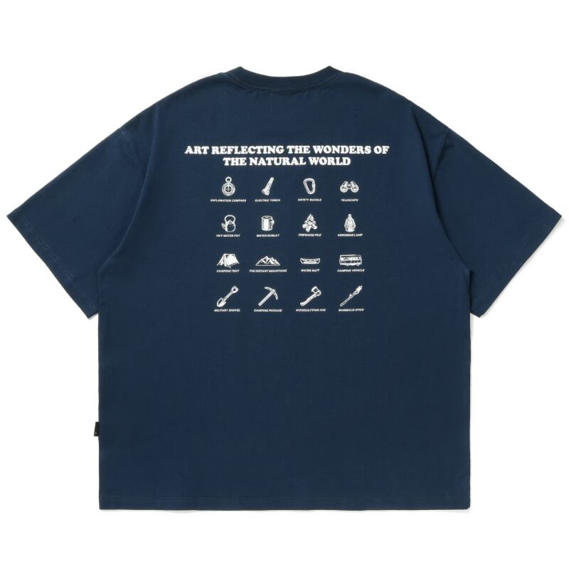 【Vavu】吸汗速乾 ソロナクール イラストTシャツ B450