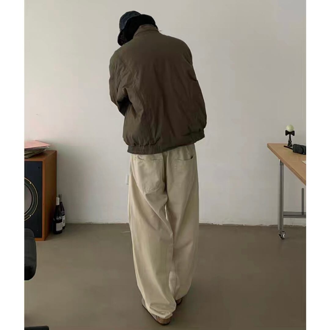 ウォッシュド ツイストワイド イージーパンツ C267