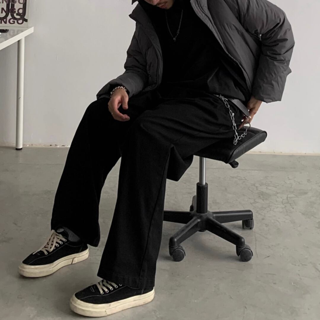 フロントタック ストレートパンツ C220