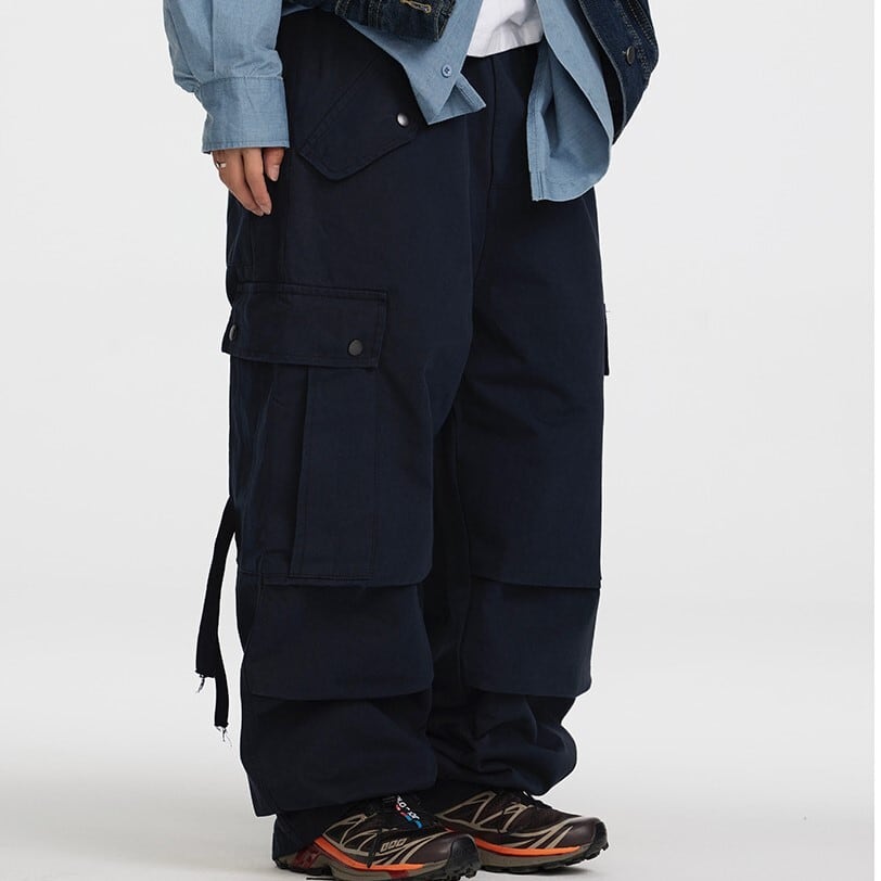 ワイドレッグ イージーカーゴパンツ B380