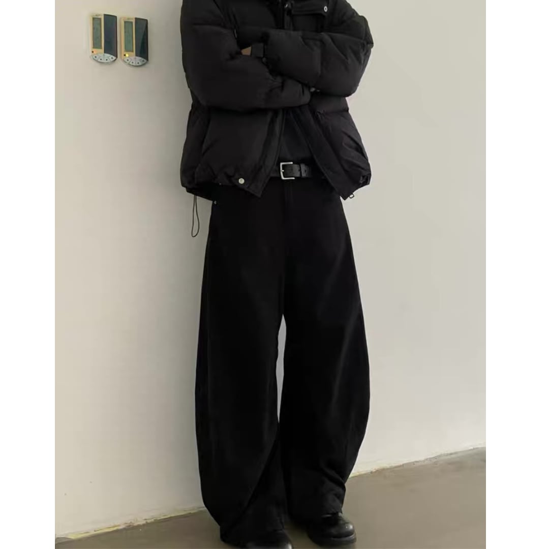ウォッシュド ツイストワイド パンツ C261