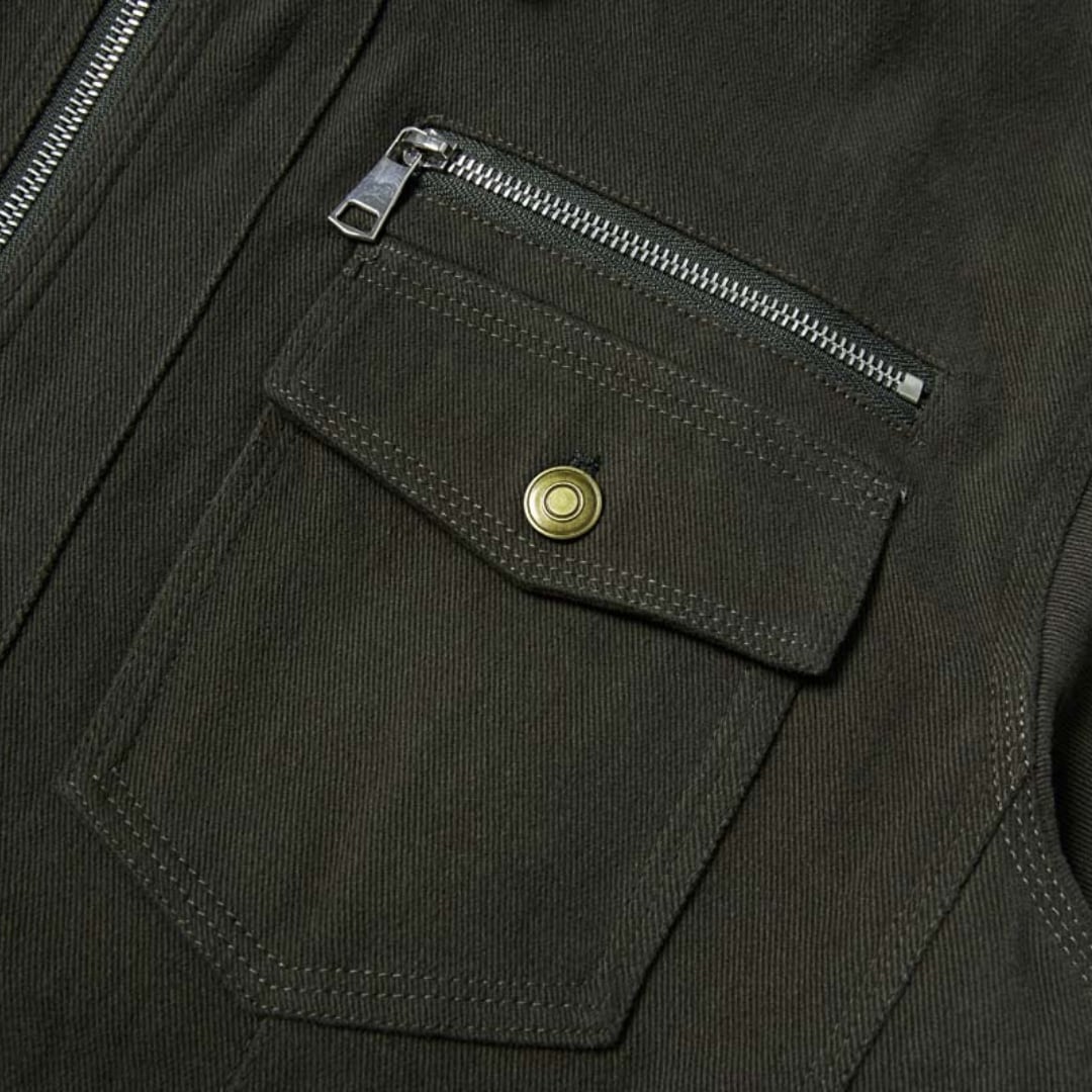 Hard twill zip jacket B953